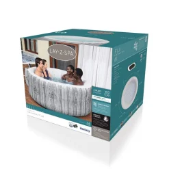Whirlpool 'LAY-Z-SPA® Fiji AirJet™' grau Holz-Optik Ø 180 x 66 cm