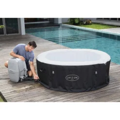 Whirlpool 'Lay-Z-Spa™ Miami AirJet' schwarz/weiß Ø 180 x 66 cm