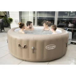 Whirlpool 'Lay-Z-Spa® Palm Springs AirJet™' taupe/weiß Ø 196 x 71 cm