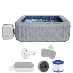 Whirlpool 'LAY-Z-SPA® San Francisco HydroJet Pro™' samtgrau 230 x 230 x 71 cm
