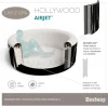 Whirlpool 'LAY-Z-SPA®Hollywood AirJet™' schwarz Ø 196 x 66 cm, mit LED