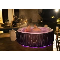 Whirlpool 'LAY-Z-SPA®Hollywood AirJet™' schwarz Ø 196 x 66 cm, mit LED