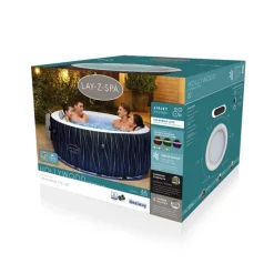 Whirlpool 'LAY-Z-SPA®Hollywood AirJet™' schwarz Ø 196 x 66 cm, mit LED