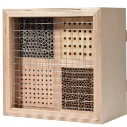 Wildbienenrahmen 4 Bloecke