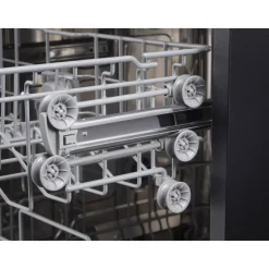 Winkelküche mit E-Geräten 'OPTIkoncept Jonte984' anthrazit/eichefarben 270 cm