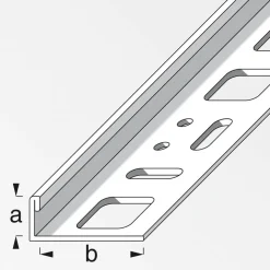 Winkelprofil Edelstahl 2,5 m, 10 x 21 mm