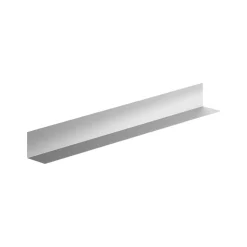 Winkelprofil 'HG1' aluminiumfarben 100 x 5 x 0,063 cm