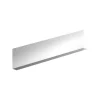 Winkelprofil 'HG18' aluminiumfarben 100 x 9,5 cm
