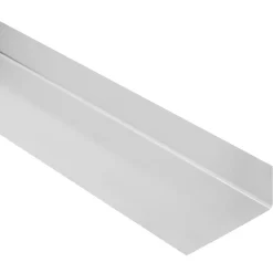 Winkelprofil 'HG18' aluminiumfarben 100 x 9,5 cm