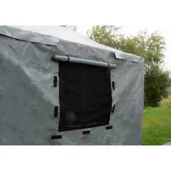 Winterabdeckung für Pavillon 12 x 16 grau Polyester