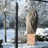 Winterschutz Thermomantel 250 x 120 cm stein