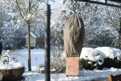 Winterschutz Thermomantel 250 x 120 cm stein