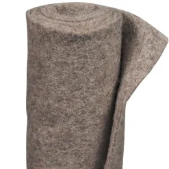 Winterschutz-Schafwollmatte steinfarben 150 x 50 cm