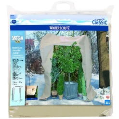Winterschutz-Vlieshaube 'Roll-Up' beige 250 x 200 x 100 cm