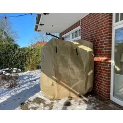Winterschutz-Vlieshaube 'Roll-Up' beige 250 x 200 x 100 cm
