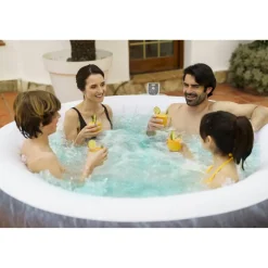 WLAN-Whirlpool 'LAY-Z-SPA Boracay AirJet' Ø 180 x 66 cm onyx