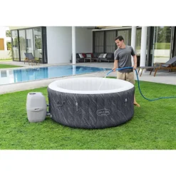 WLAN-Whirlpool 'LAY-Z-SPA Boracay AirJet' Ø 180 x 66 cm onyx