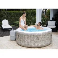 WLAN-Whirlpool 'LAY-Z-SPA Madrid AirJet' Ø 180 x 66 cm beige