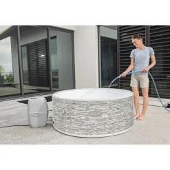WLAN-Whirlpool 'LAY-Z-SPA Vancouver AirJet Plus' 155 x 60 cm grau