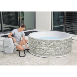 WLAN-Whirlpool 'LAY-Z-SPA Vancouver AirJet Plus' 155 x 60 cm grau