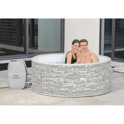 WLAN-Whirlpool 'LAY-Z-SPA Vancouver AirJet Plus' 155 x 60 cm grau