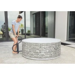 WLAN-Whirlpool 'LAY-Z-SPA Vancouver AirJet Plus' 155 x 60 cm grau