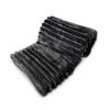 Wohndecke Cord grau 130 x 170 cm