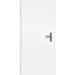 Wohnungstür 'Klimaklasse 2' weiß 198,5 x 86 cm, Linksanschlag