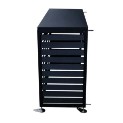 Wärmepumpenverkleidung anthrazit 140 x 50 x 95 cm