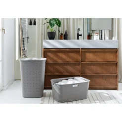 Wäschebox 'Softex' taupe 65 l 42 x 31,6 x 60 cm