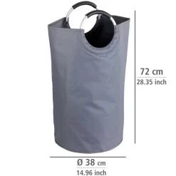 Wäschesammler 'Jumbo' anthrazit 38 x 72 x 38 cm 69 l