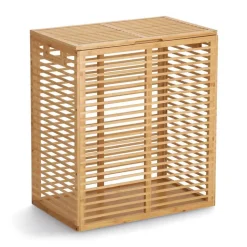 Wäschesammler natur 53,5 x 61 x 33 cm