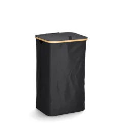 Wäschesammler schwarz 41,5 x 69 x 34 cm