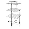 Wäscheständer 'Classic Tower 270 Black' grau 68 x 68 x 126 cm