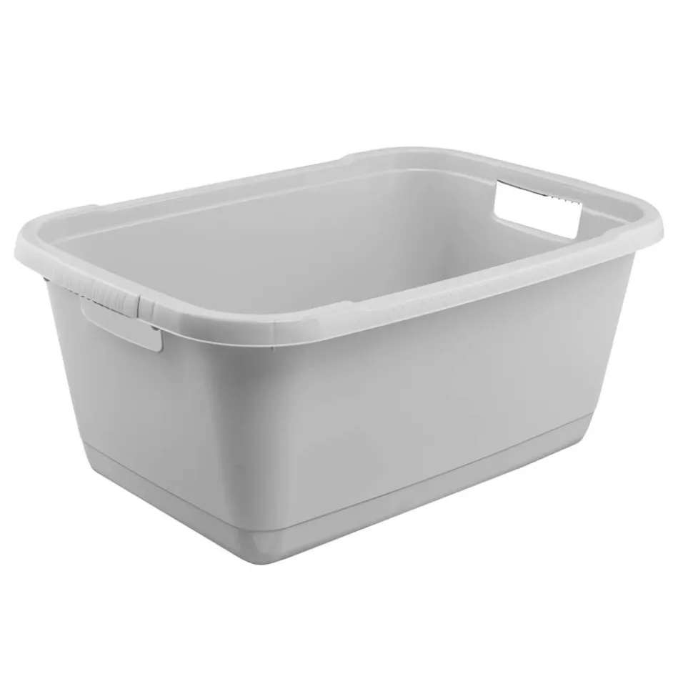 Wäschewanne 'Aenna' nordic grey 65 x 44 x 28 cm 52 l