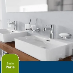 Zahnputzbecher 'Paris' chromfarben