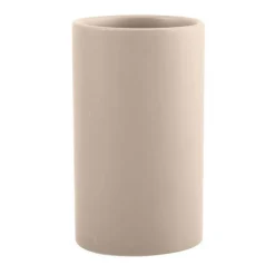 Zahnputzbecher 'Tube' Keramik taupe Ø 7 x 11,5 cm
