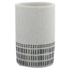 Zahnputzbecher 'Yuma' Polyresin sand/schwarz Ø 7,2 x 11 cm