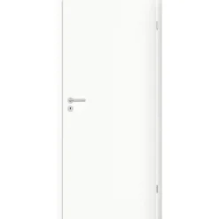 Zarge 'Economy' weiß 198,5 x 73,5 x 12-14 cm, Rechtsanschlag