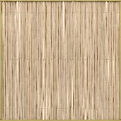 Zaunelement 'Bambu' braun 180 x 180 cm