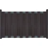 Zaunelement 'Fertigzaun Vorgarten' BPC/Aluminium anthrazit 180 x 90 x 3,2 cm
