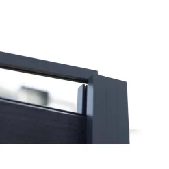 Zaunpfosten 'Tim' aus WPC 6,8 x 6,8 x 240 cm anthrazit