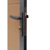 Zaun-Tor 'Tim' WPC sandfarben 103 x 175 x 16 cm