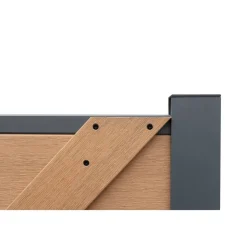 Zaun-Tor 'Tim' WPC sandfarben 103 x 175 x 16 cm