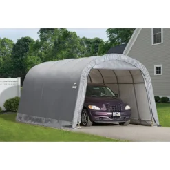 Zeltgarage 'Garage-in-a-Box' grau 610 x 370 x 240 cm
