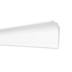 Zierprofil 'Saskia' XPS weiß 200 x 6 x 1 cm