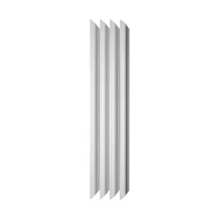 Zierprofil-Set 'Melissa' XPS, weiß, 45 x 2,5 x 1,3 cm, 4-teilig