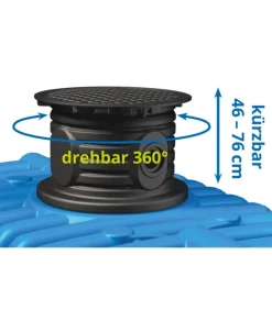 Zisterne 'Flat XL' blau 14000 l
