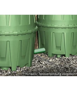 Zisterne Herkules 'Komplettpaket Garten' grün 3200 l