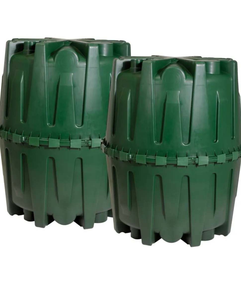 Zisterne Herkules 'Komplettpaket Garten' grün 3200 l